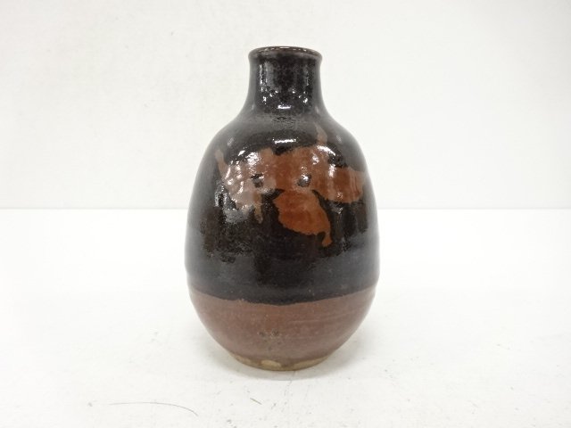 作家物　鉄絵　徳利